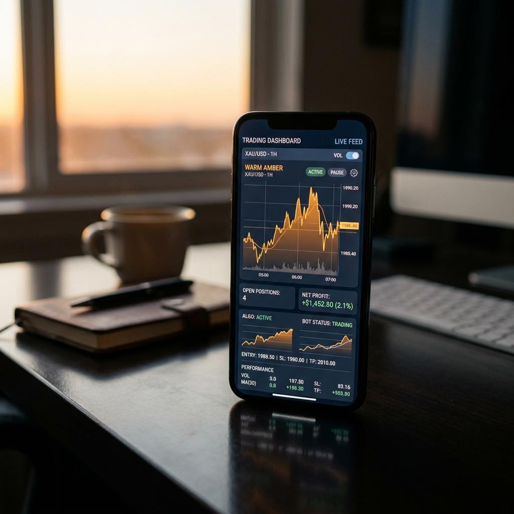 Panel de control de la plataforma Valorandes en smartphone